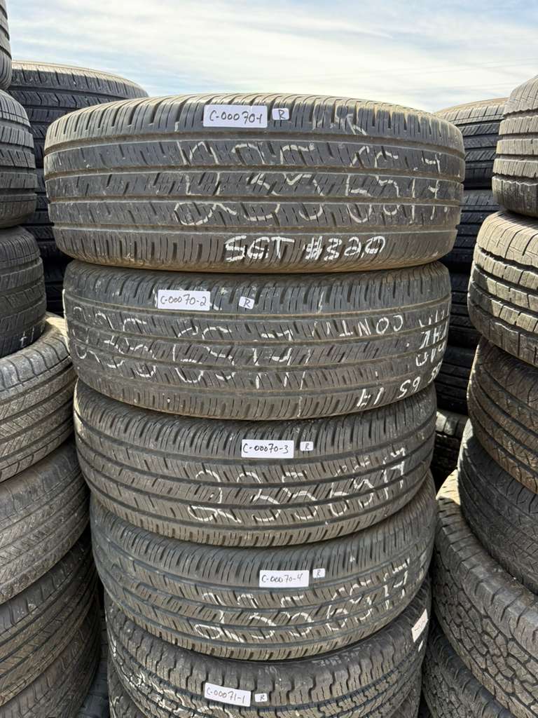 235/65R17 Set (4 Used Tires) Continental Conti Pro Contact