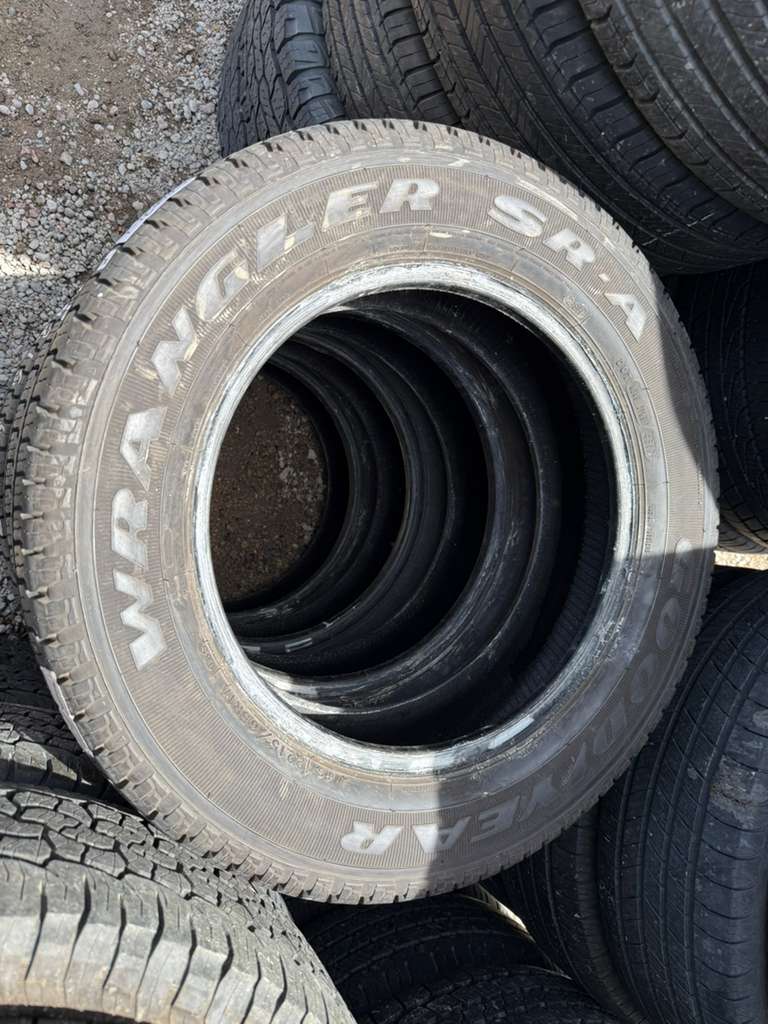 215/65R17 Set (4 Used Tires) Goodyear Wrangler SR-A