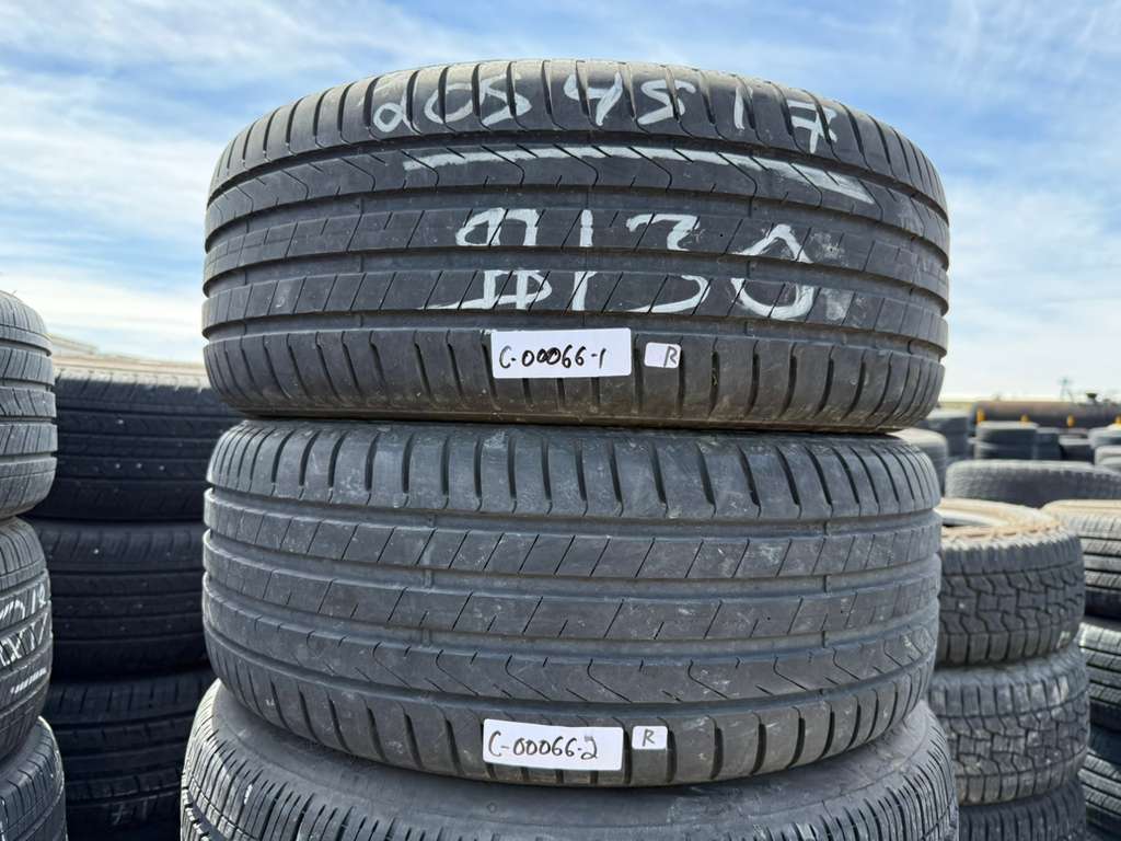 205/45R17 Pair (2 Used Tires) Pirelli Cinturato P7