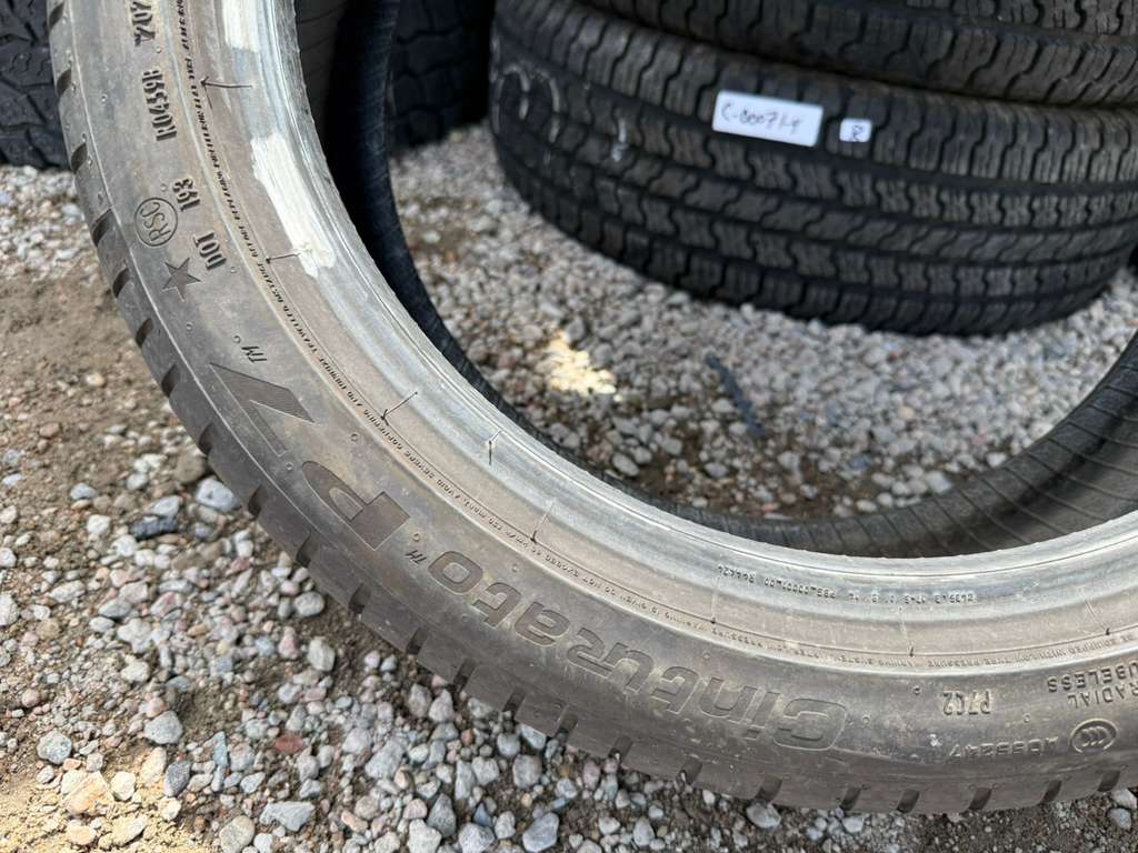 205/45R17 Pair (2 Used Tires) Pirelli Cinturato P7