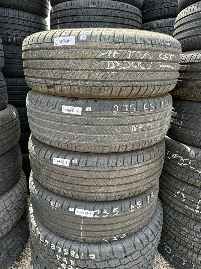 235/65R17 Set (4 Used Tires) Michelin Primacy