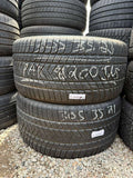305/35R21 Pair (2 Used Tires) Pirelli Scorpion Winter