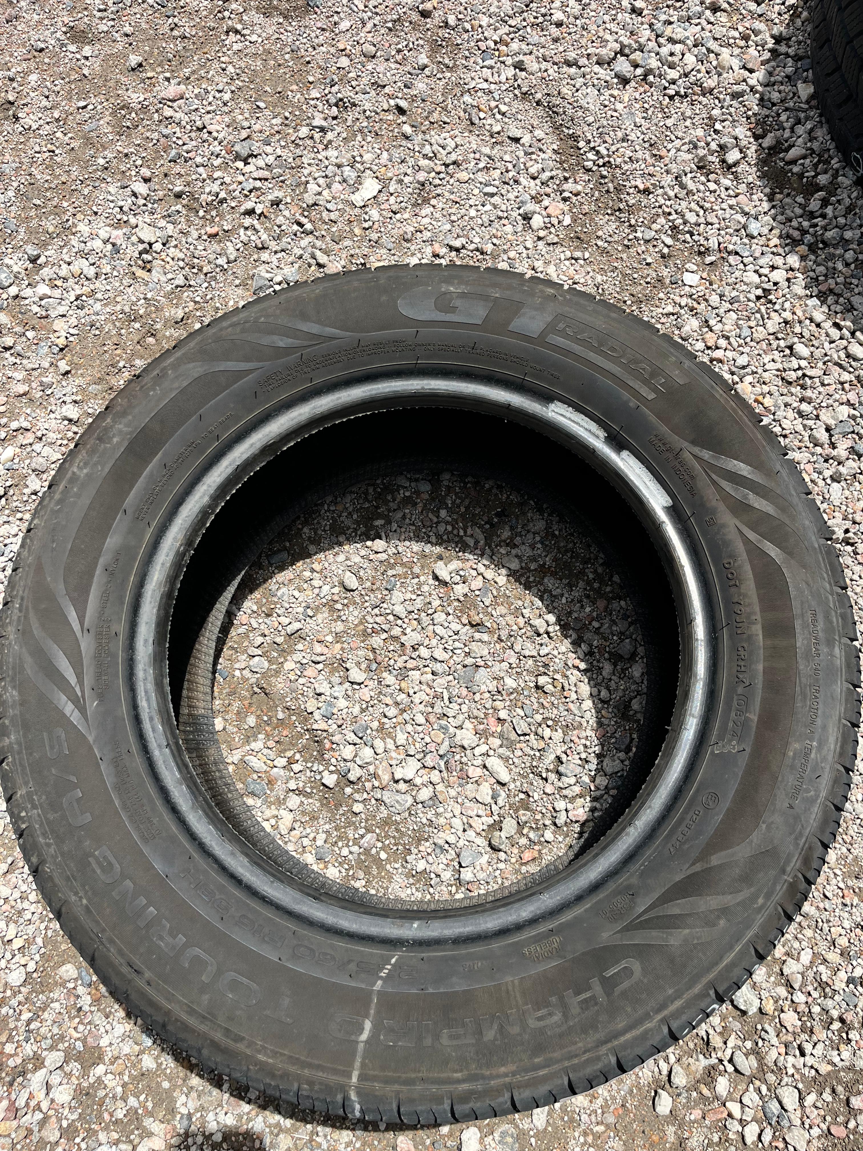 225/60R16 Pair (2 Used Tires) GT Radial Champiro Touring