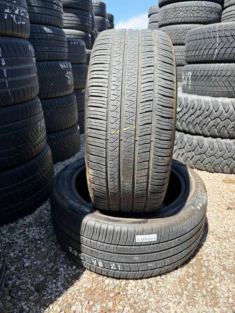 275/45R21 Pair (2 Used Tires) Pirelli Scorpion Zero