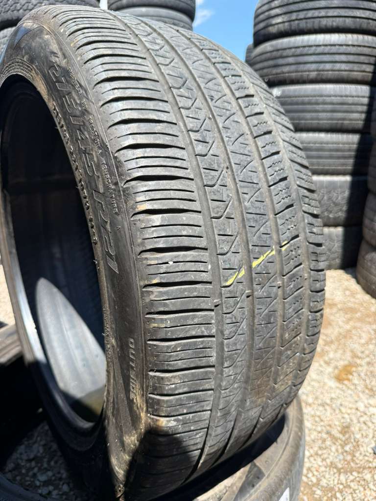 275/45R21 Pair (2 Used Tires) Pirelli Scorpion Zero