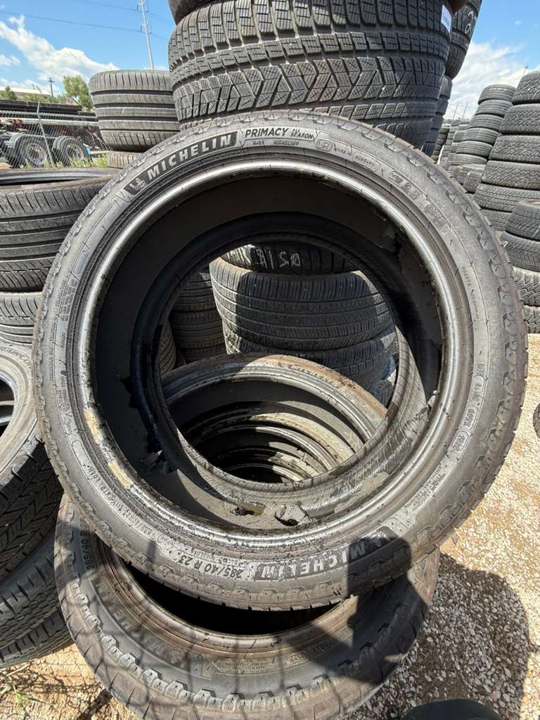 285/40R23 Set (4 Used Tires) Michelin Primacy All Season
