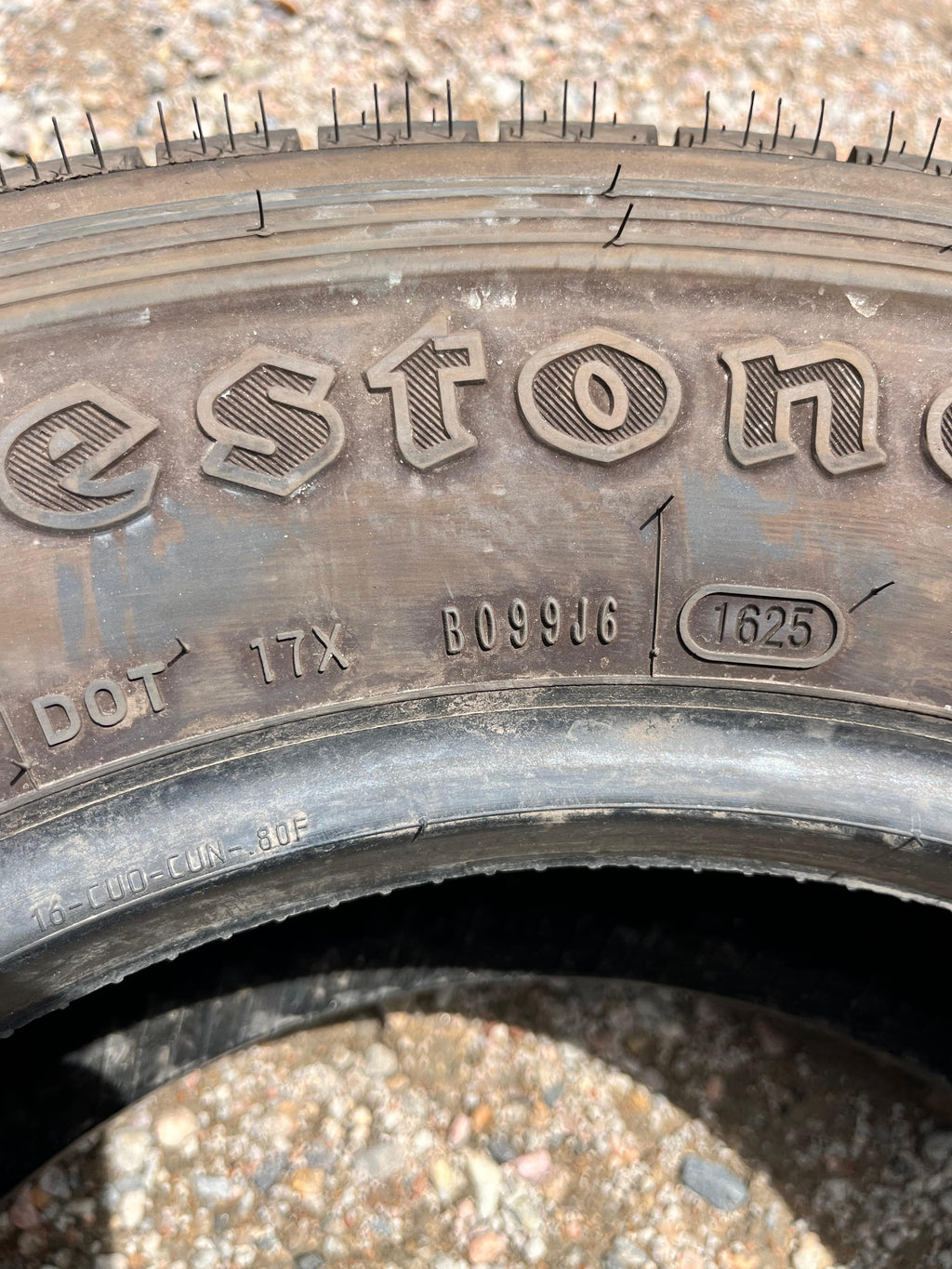 235/65R16C Pair (2 Used Tires) Firestone Transforce CV2