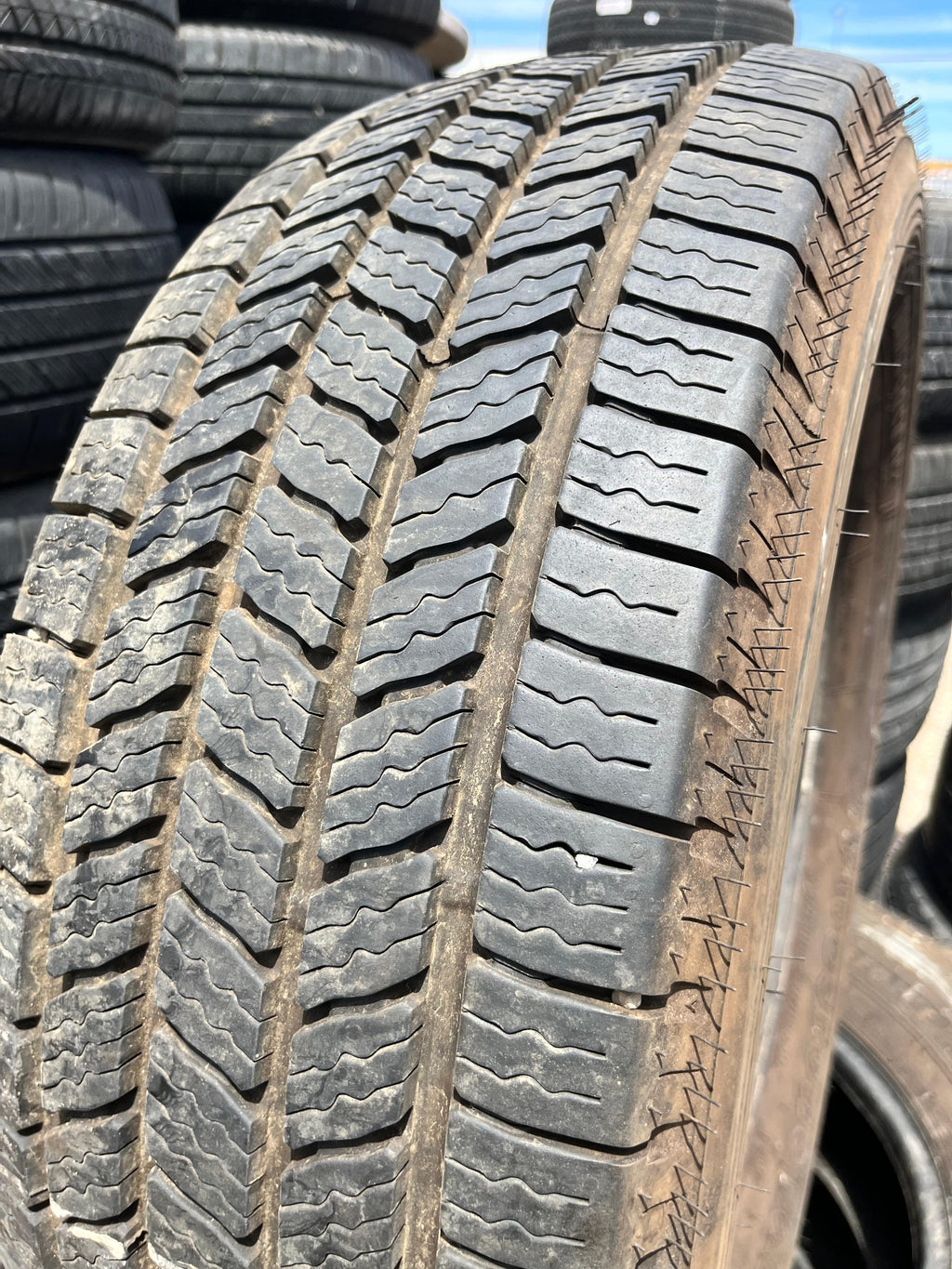 235/65R16C Pair (2 Used Tires) Firestone Transforce CV2
