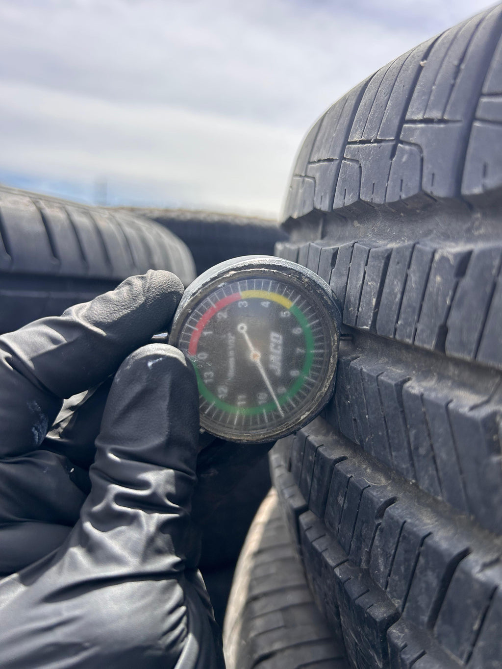 225/65R17 Pair (2 Used Tires) Goodyear Reliant