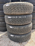 265/70R17 Set (4 Used Tires) Bfgoodrich Trail Terrain T/A