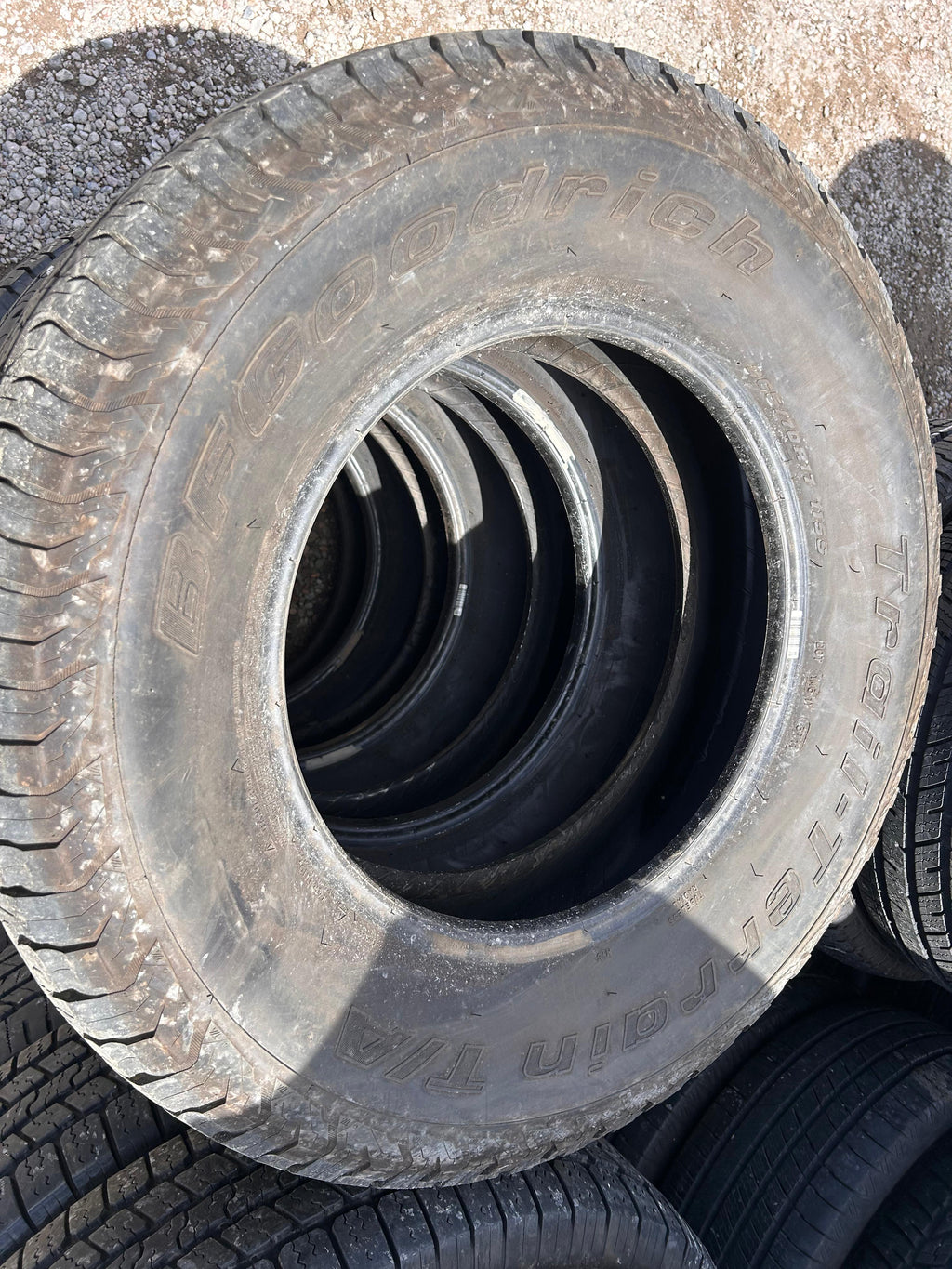 265/70R17 Set (4 Used Tires) Bfgoodrich Trail Terrain T/A