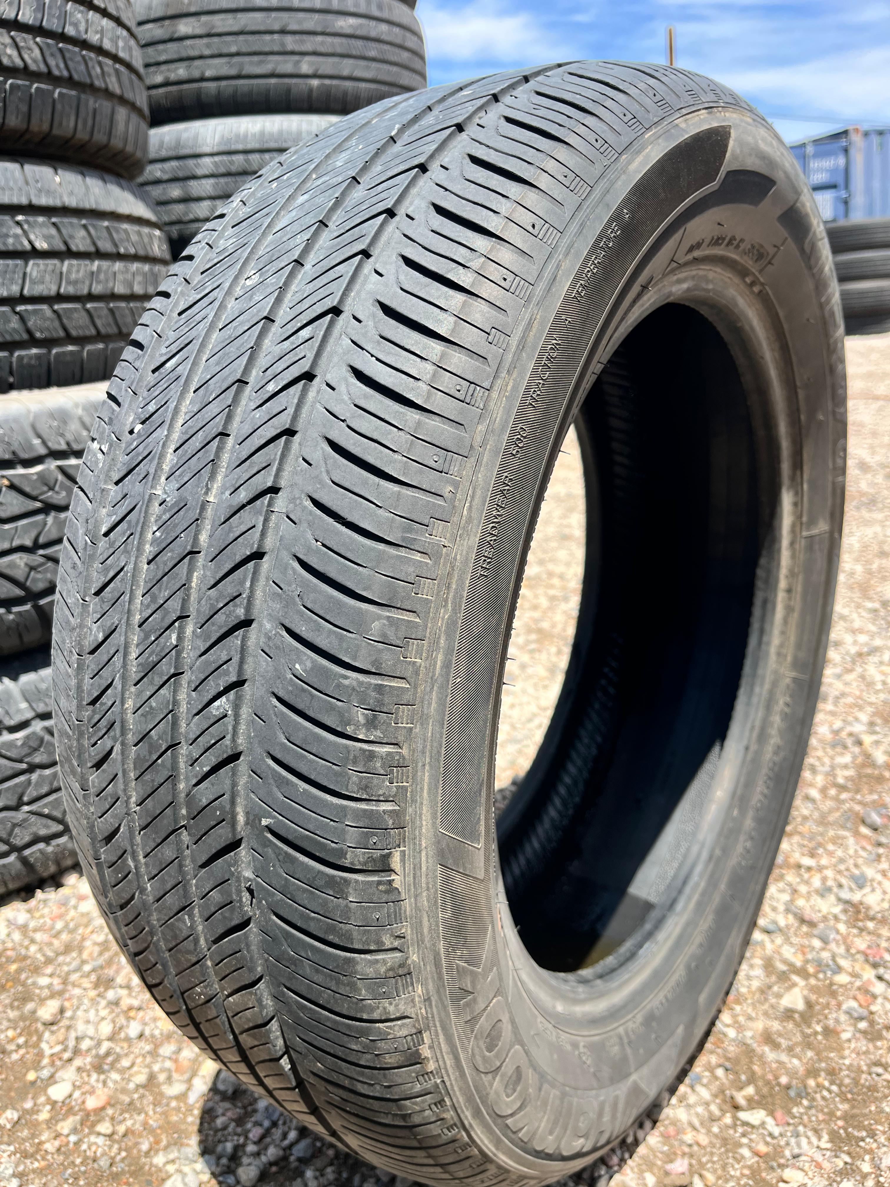 215/60R16 Pair (2 Used Tires) Hankook Kynergy GT