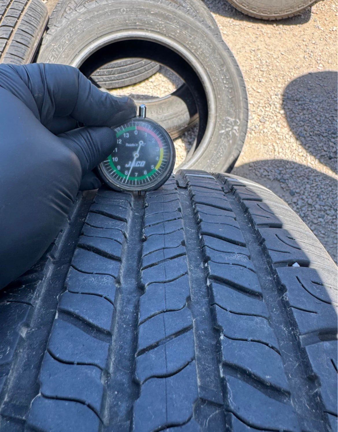 225/65R16 Pair (2 Used Tires) Goodyear Assurance
