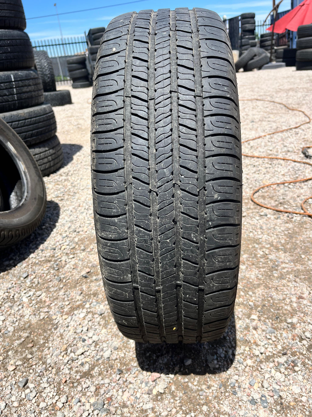 225/65R16 Pair (2 Used Tires) Goodyear Assurance