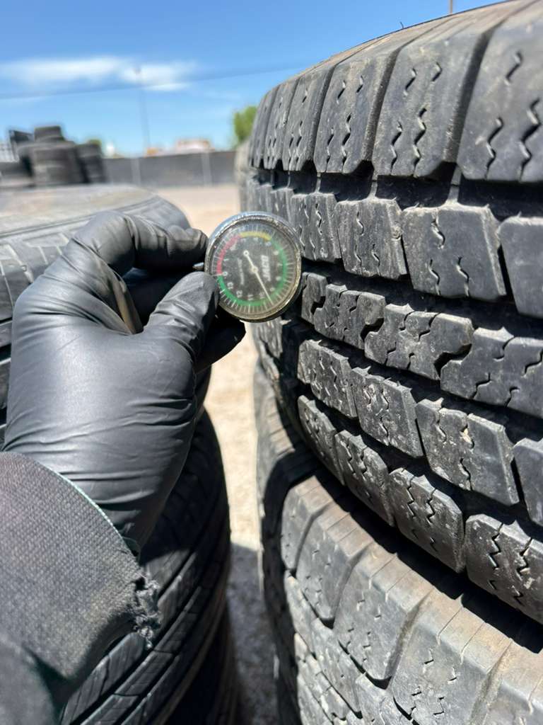 265/70R17 Pair (2 Used Tires) Goodyear Wrangler SR-A