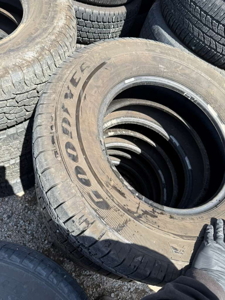 265/70R17 Pair (2 Used Tires) Goodyear Wrangler SR-A