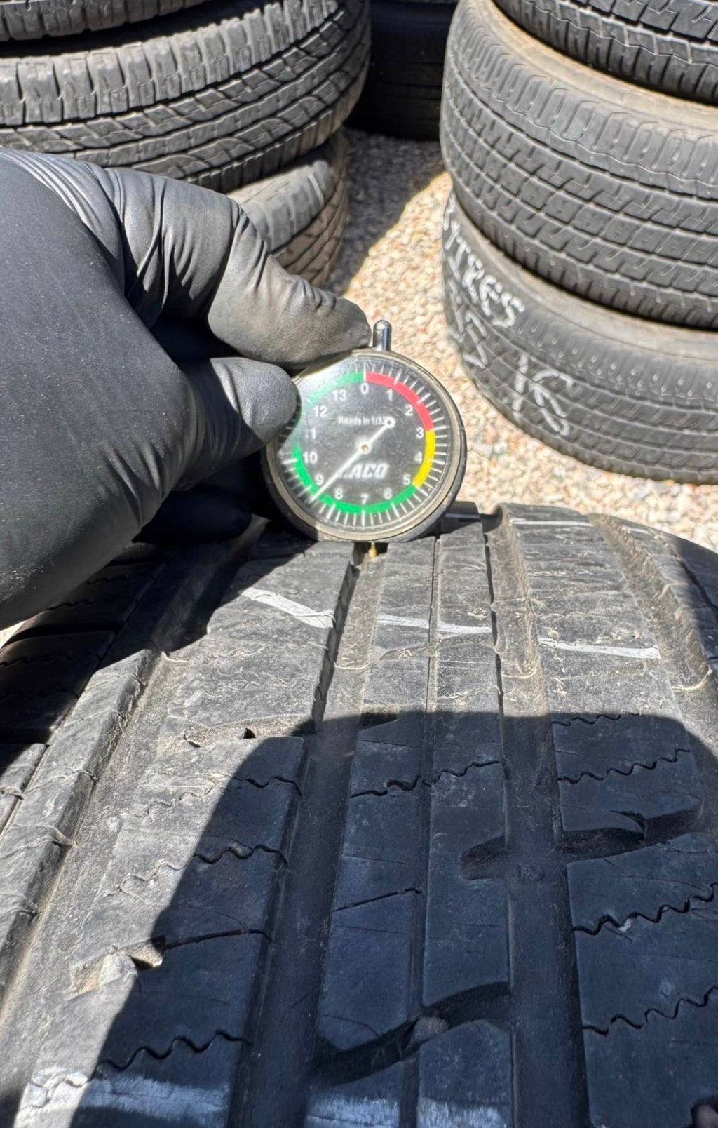 225/60R16 Pair (2 Used Tires) Dean Tires Touring