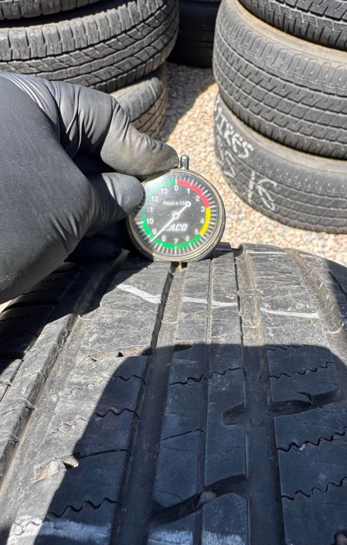 225/60R16 Pair (2 Used Tires) Dean Tires Touring