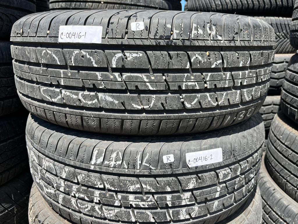 225/60R16 Pair (2 Used Tires) Dean Tires Touring
