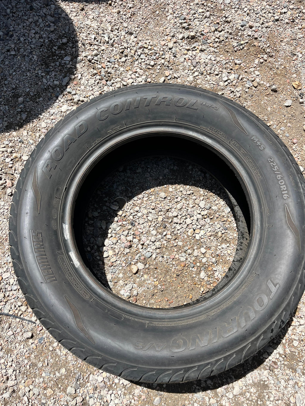 225/60R16 Pair (2 Used Tires) Dean Tires Touring