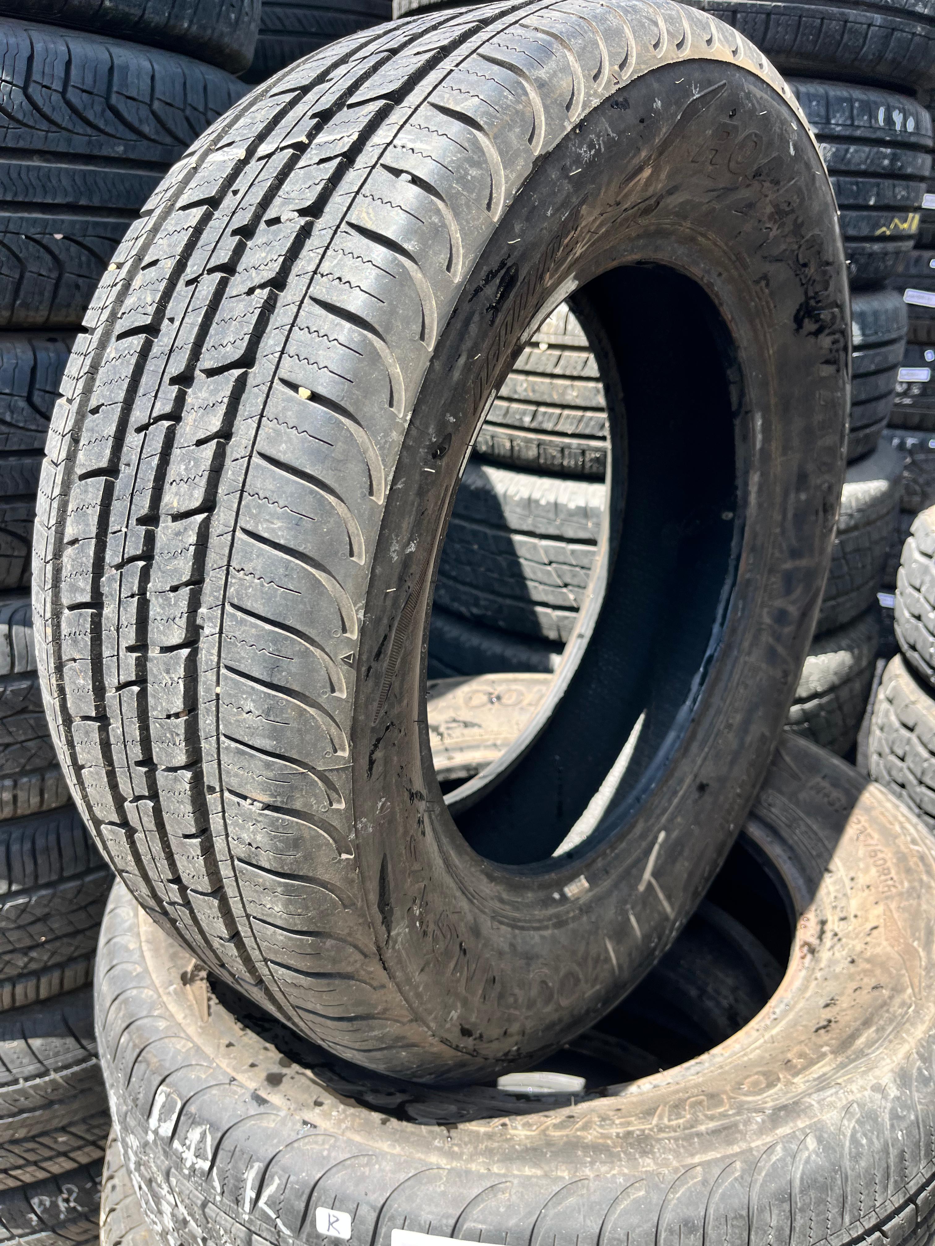 225/60R16 Pair (2 Used Tires) Dean Tires Touring