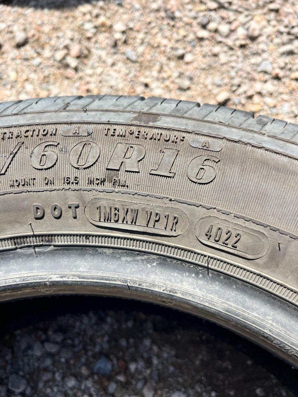 205/60R16 Pair (2 Used Tires) Goodyear Reliant