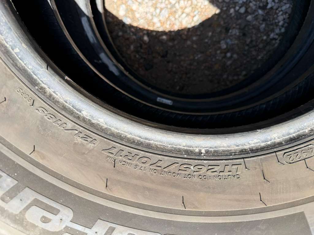LT265/70R17 Pair (2 Used Tires) Laufenn X Fit HT