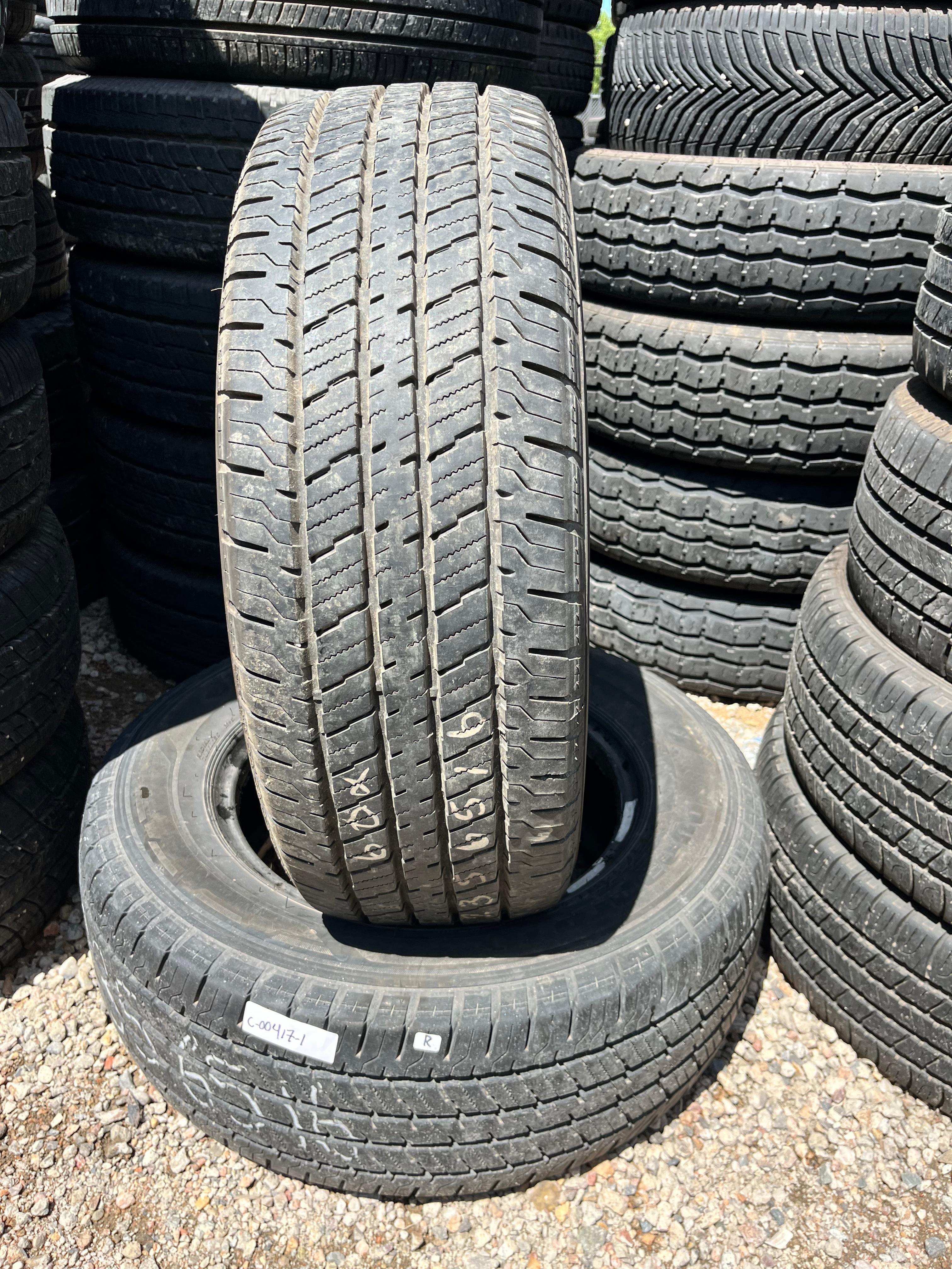 235/65R16C Pair (2 Used Tires) Hankook Dynapro HT