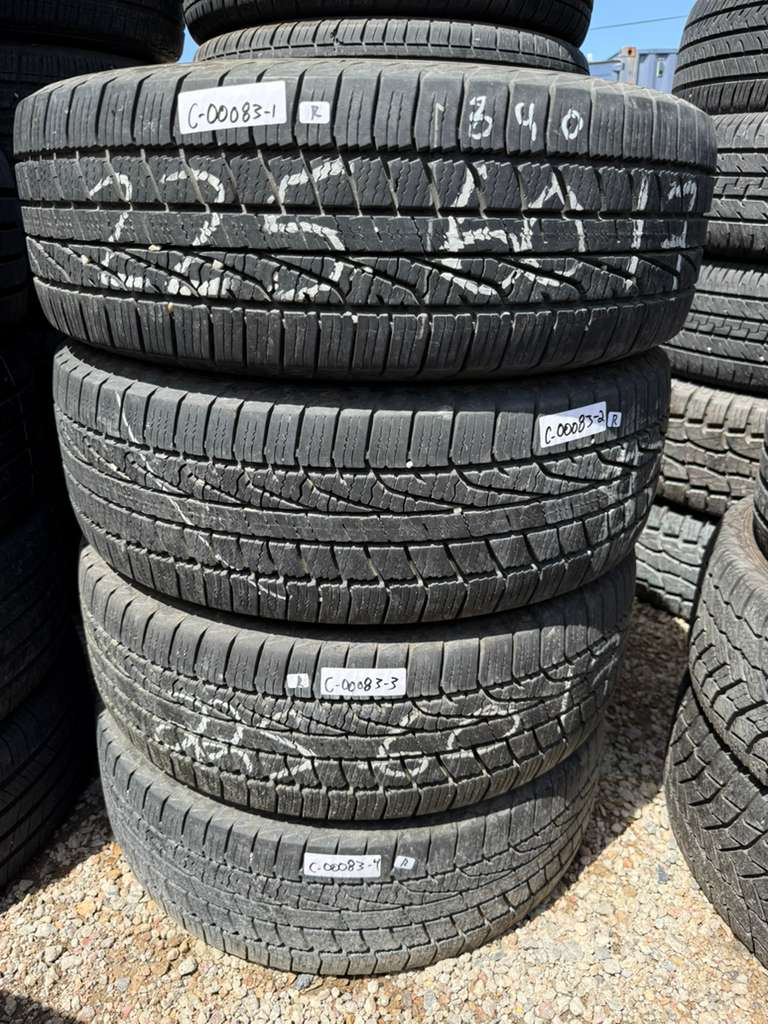 225/60R17 Set (4 Used Tires) Goodyear Assurance Weatheready