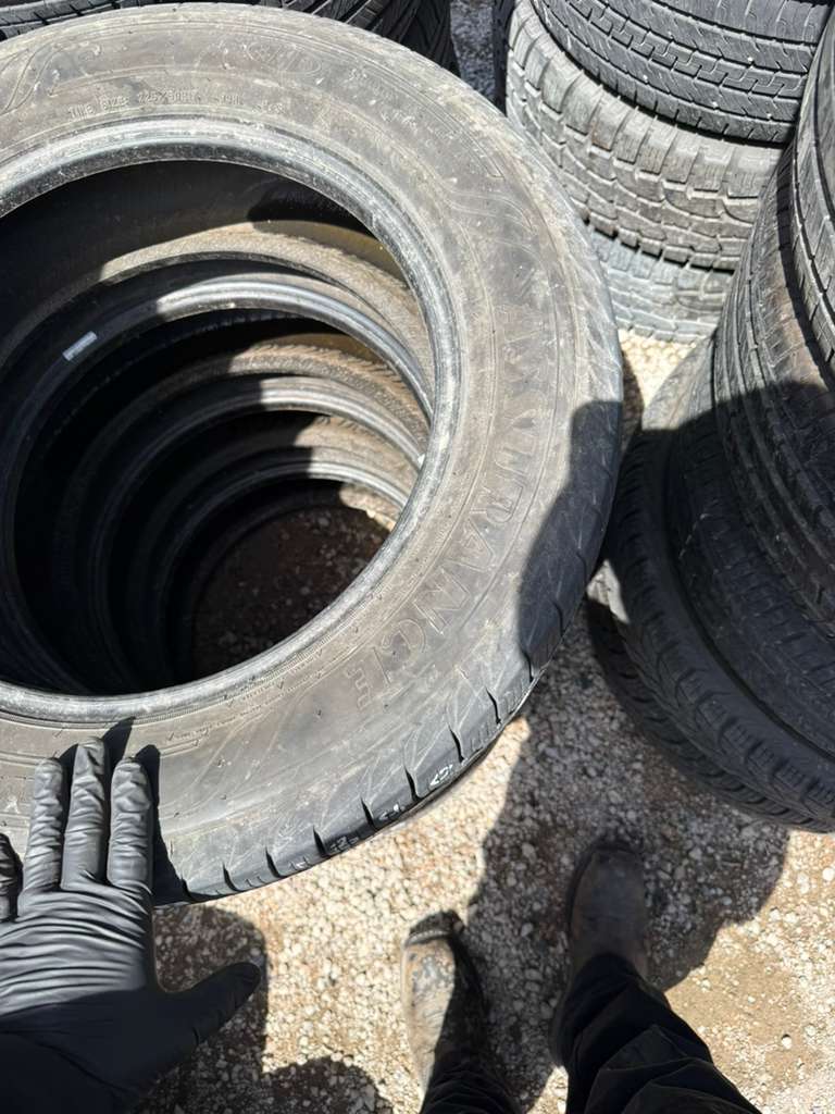 225/60R17 Set (4 Used Tires) Goodyear Assurance Weatheready