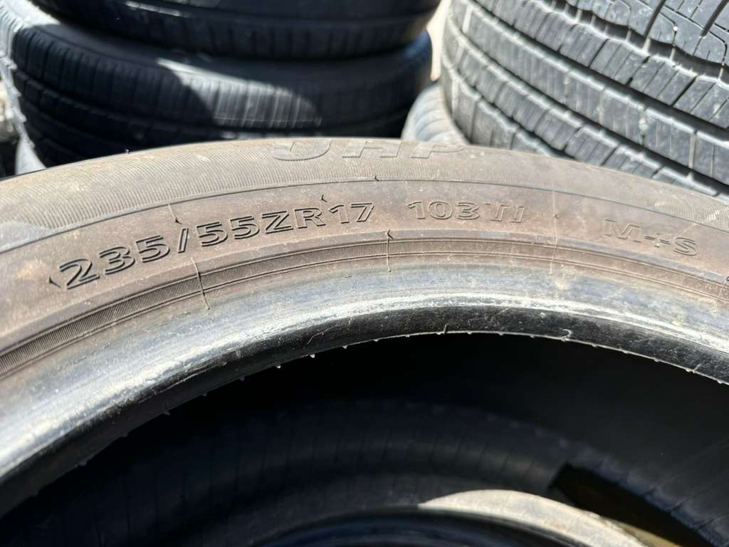 235/55R17 Pair (2 Used Tires) Sentury UHP