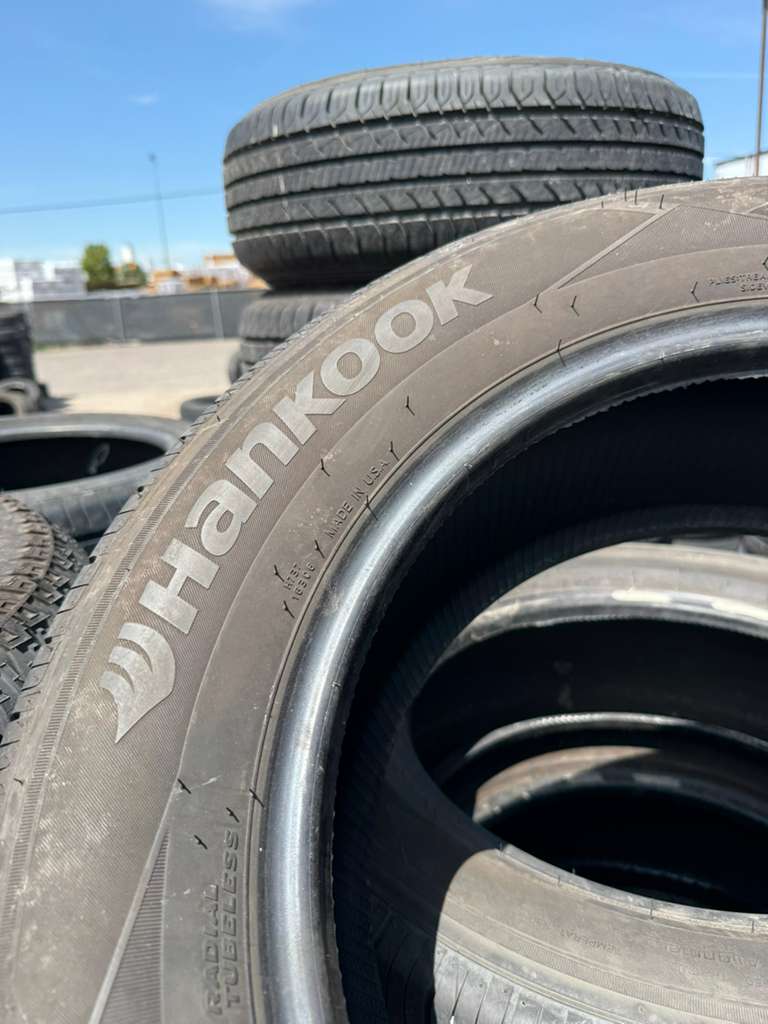 235/60R17 Pair (2 Used Tires) Hankook Kinergy PT