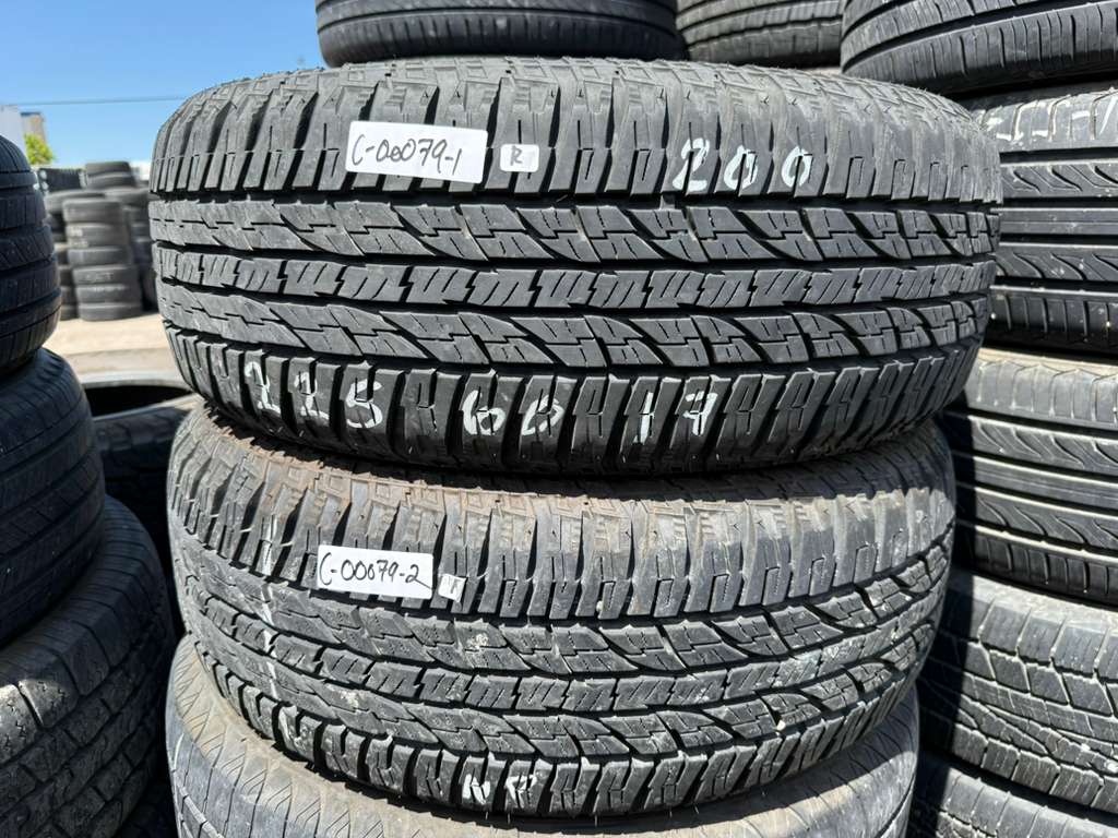 225/60R17 Pair (2 Used Tires)Yokohama Geloandar AT