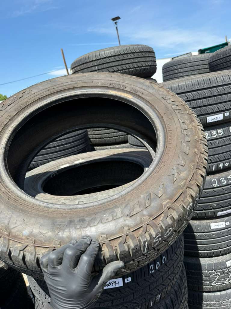 215/65R17 Pair (2 Used Tires) Falken Wildpeak AT Trail