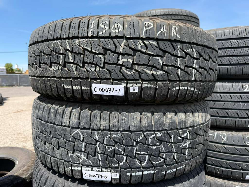 215/65R17 Pair (2 Used Tires) Falken Wildpeak AT Trail
