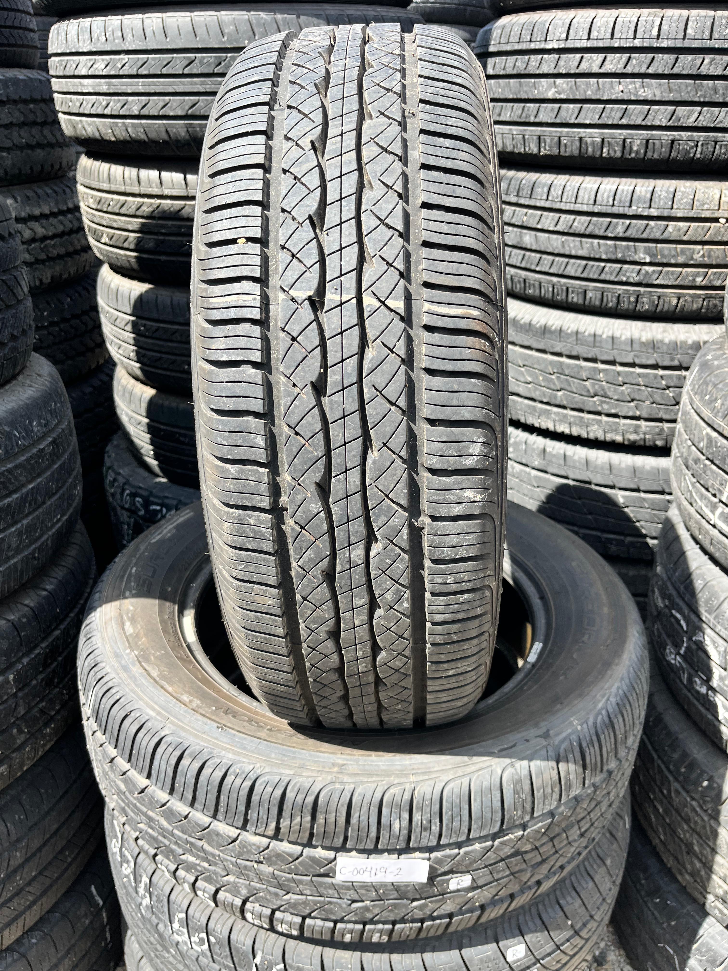 215/60R16 Pair (2 Used Tires) SuperDrive All Season