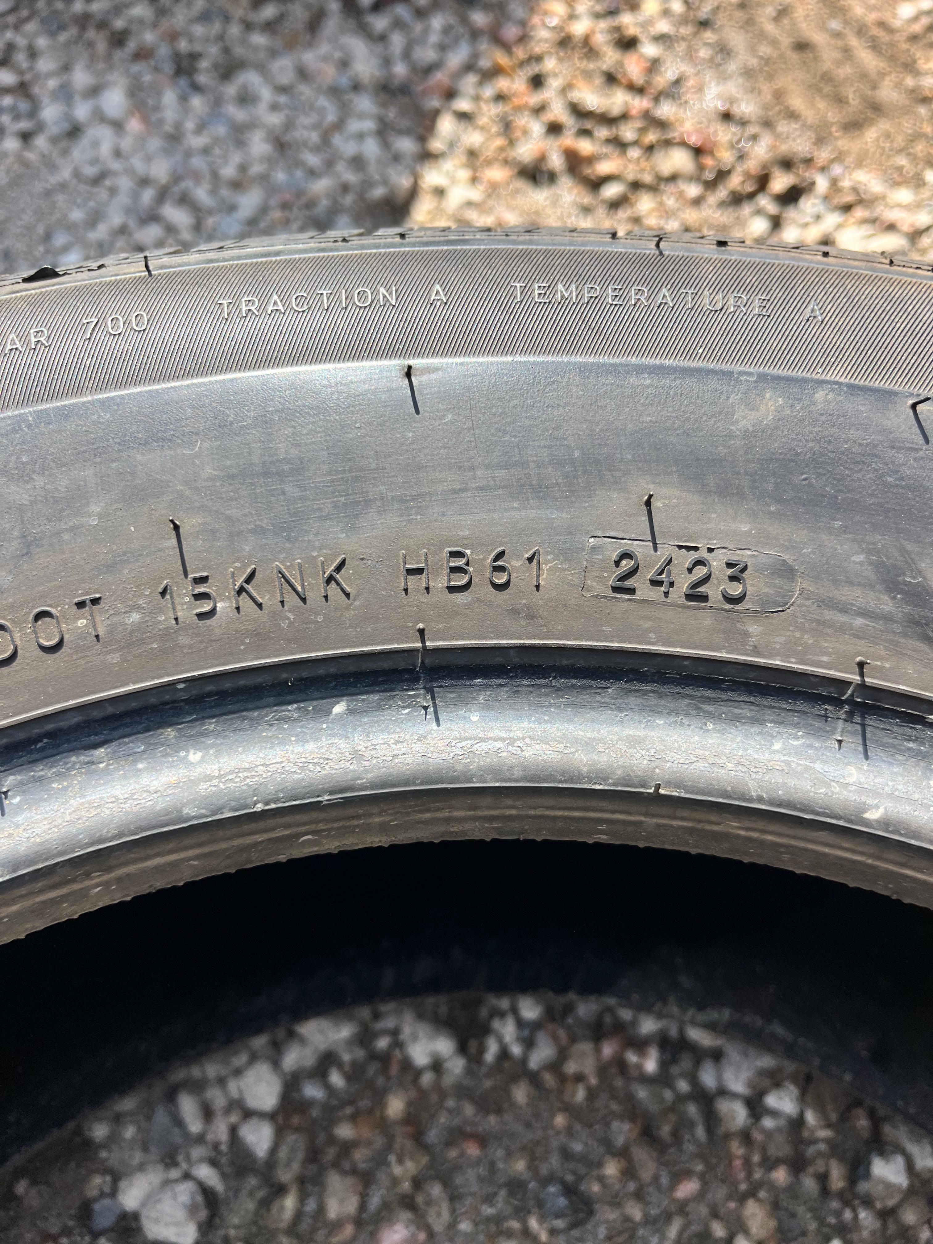 225/60R16 Pair (2 Used Tires) Uniroyal Tiger Paw Touring
