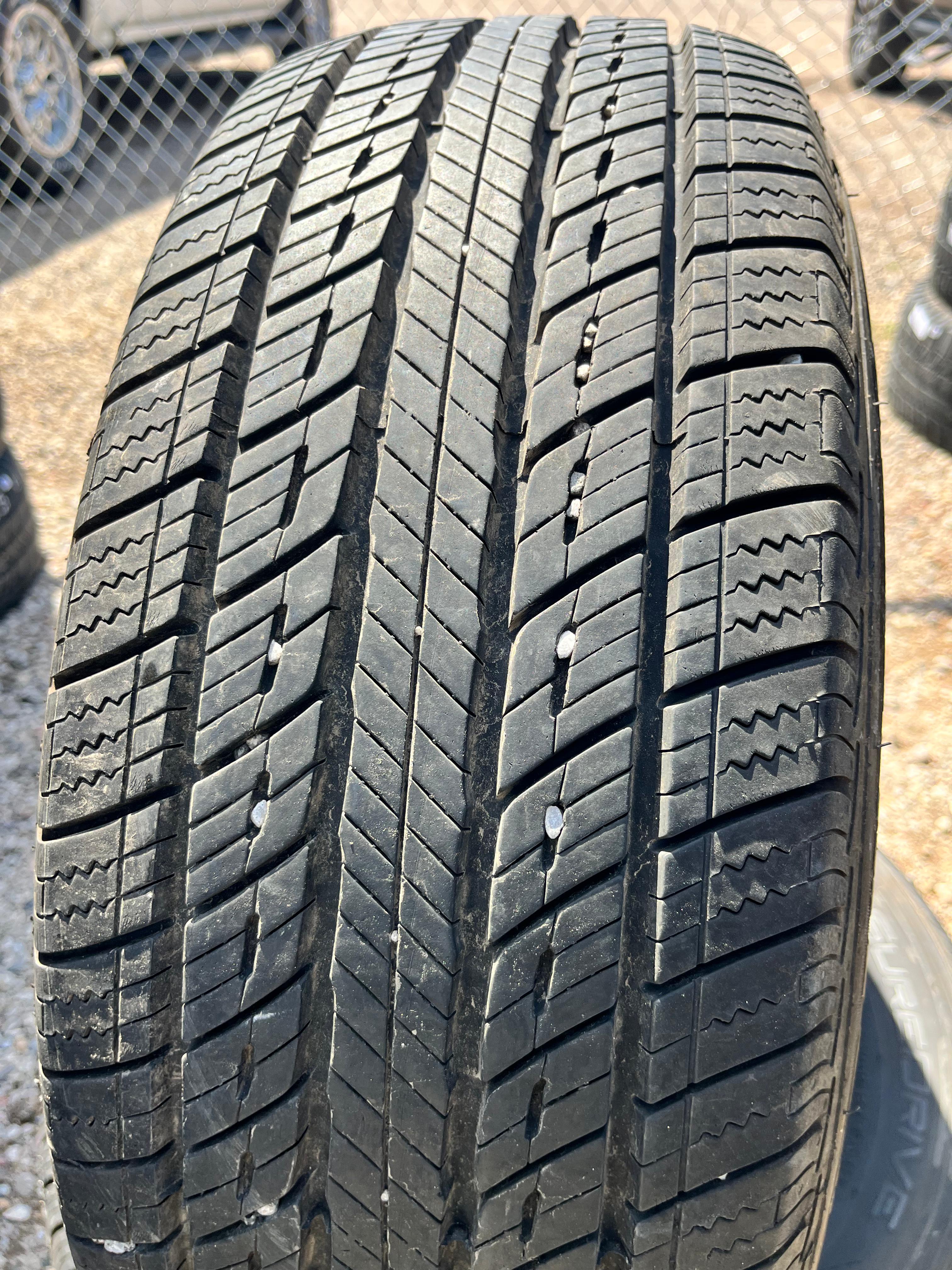 225/60R16 Pair (2 Used Tires) Uniroyal Tiger Paw Touring