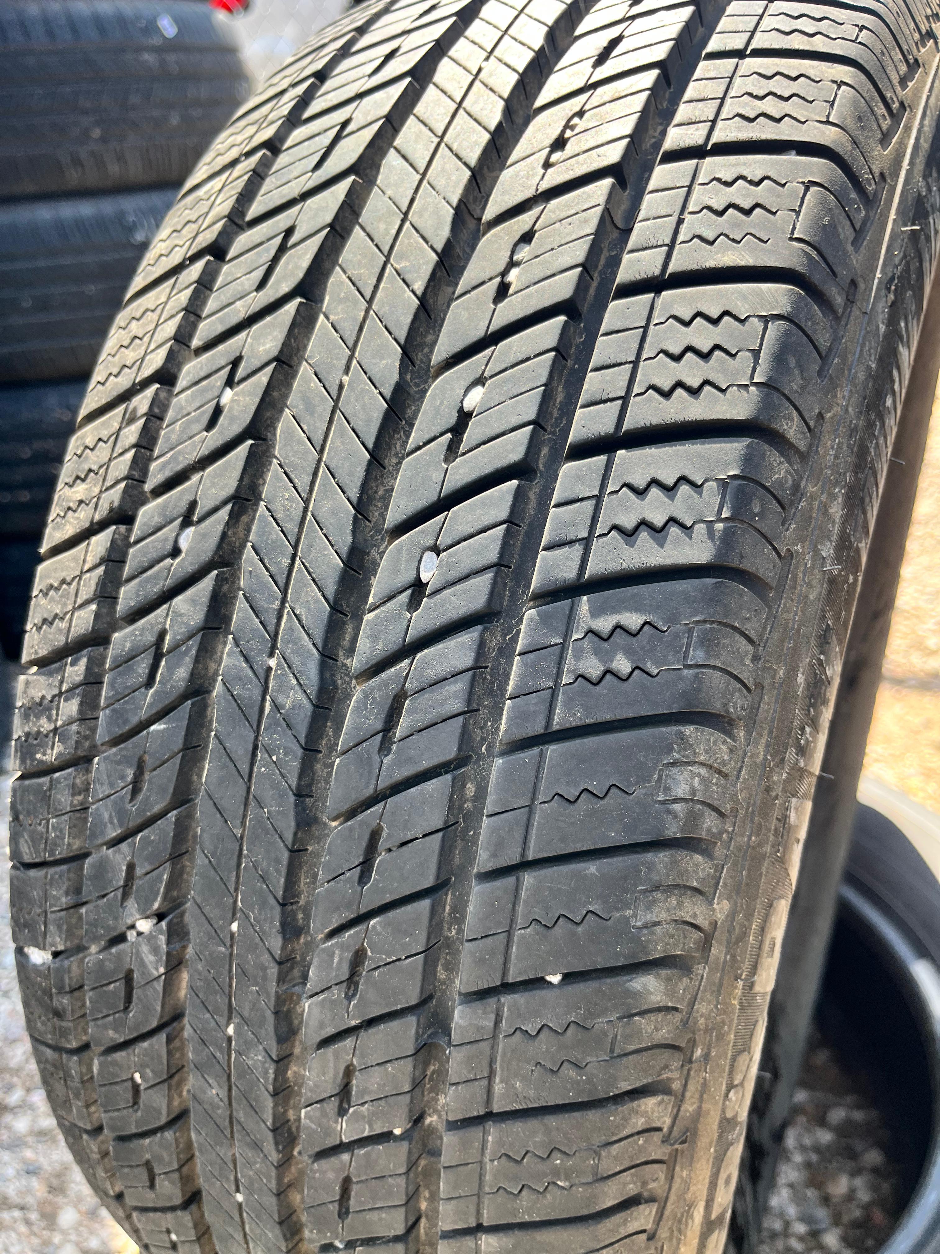 225/60R16 Pair (2 Used Tires) Uniroyal Tiger Paw Touring