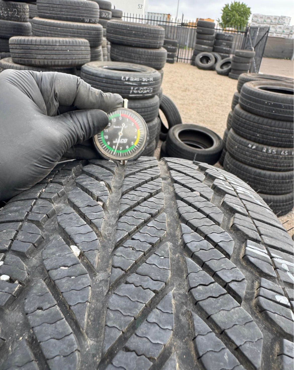 215/55R16 (3 Used Tires) Bridgestone Weatherpeak  ❄️