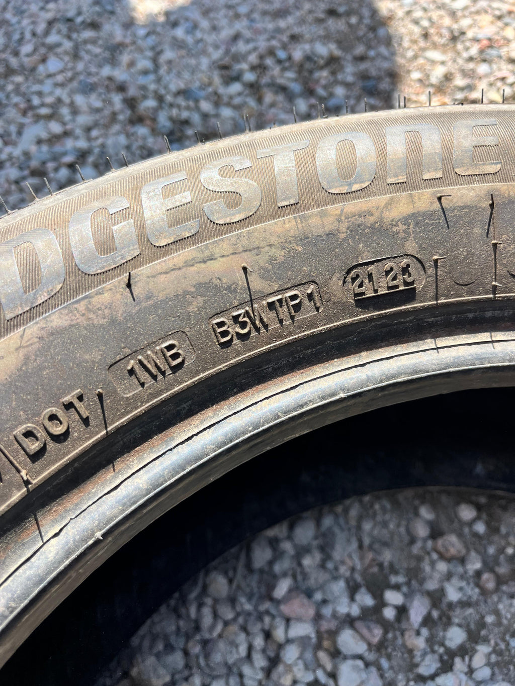 215/55R16 (3 Used Tires) Bridgestone Weatherpeak  ❄️
