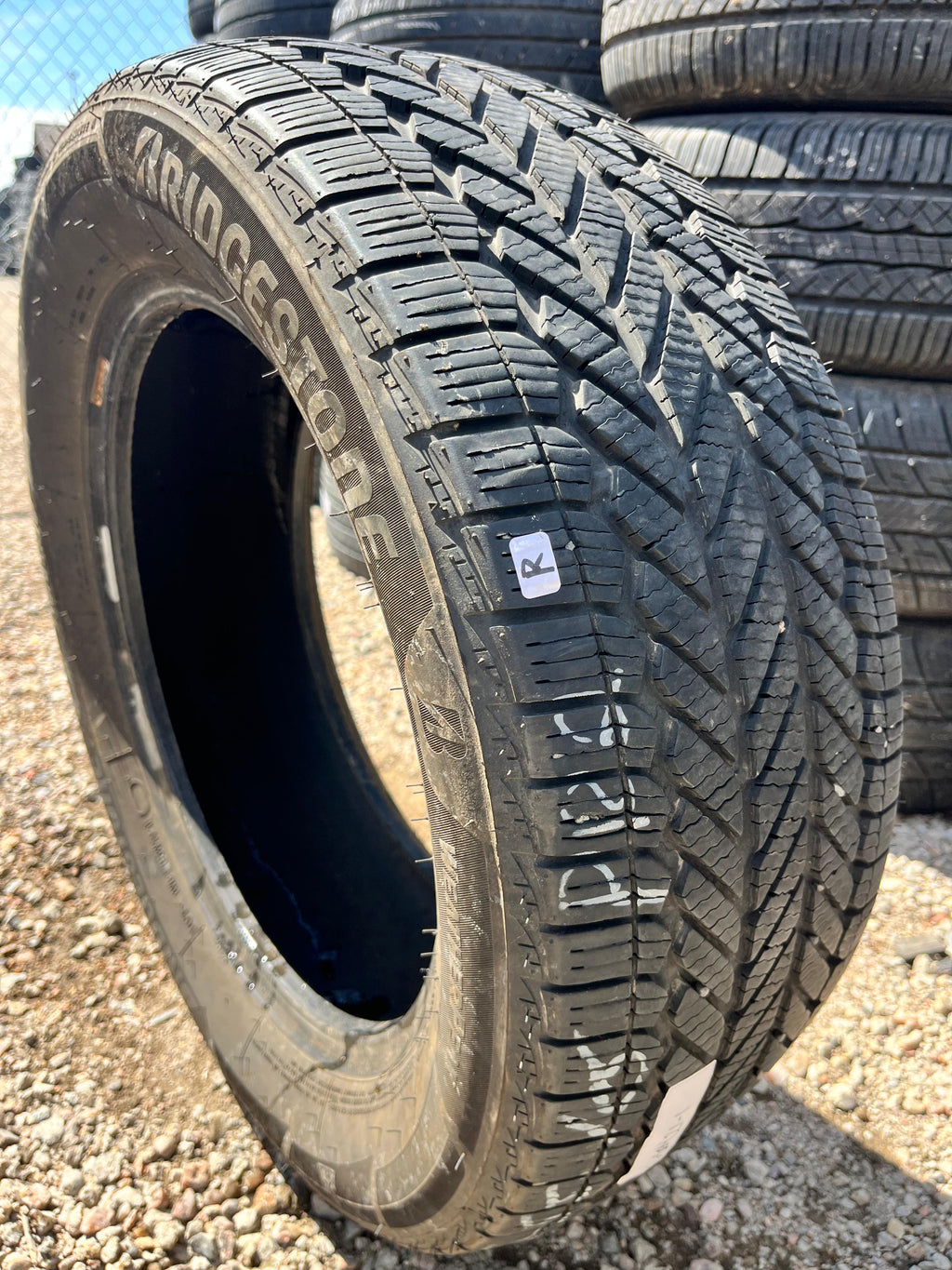 215/55R16 (3 Used Tires) Bridgestone Weatherpeak  ❄️