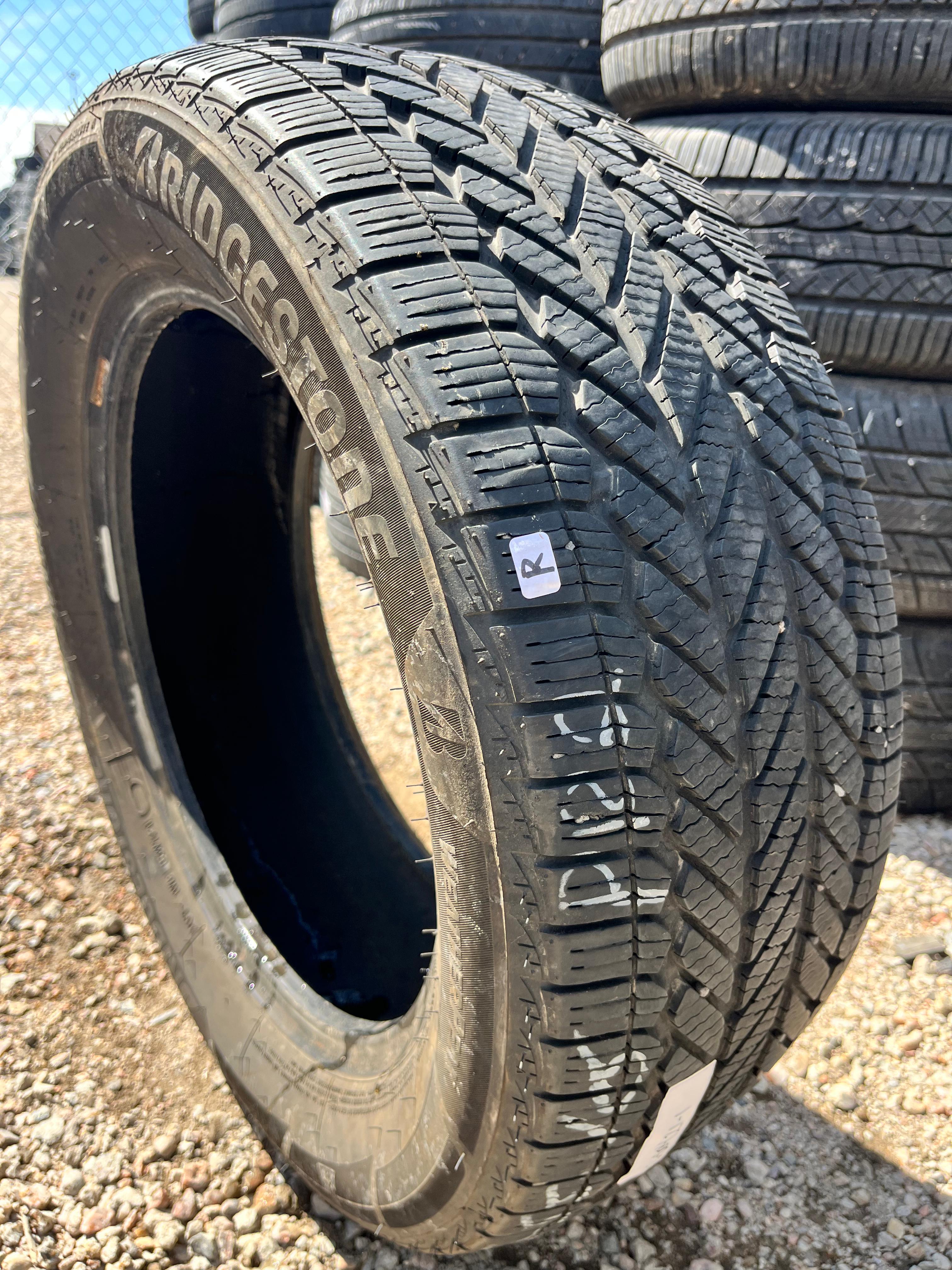 215/55R16 (3 Used Tires) Bridgestone Weatherpeak  ❄️