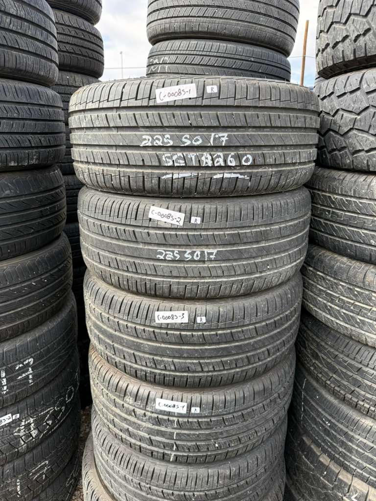 225/50R17  Set (4 Used Tires) Mastercaft Stratus
