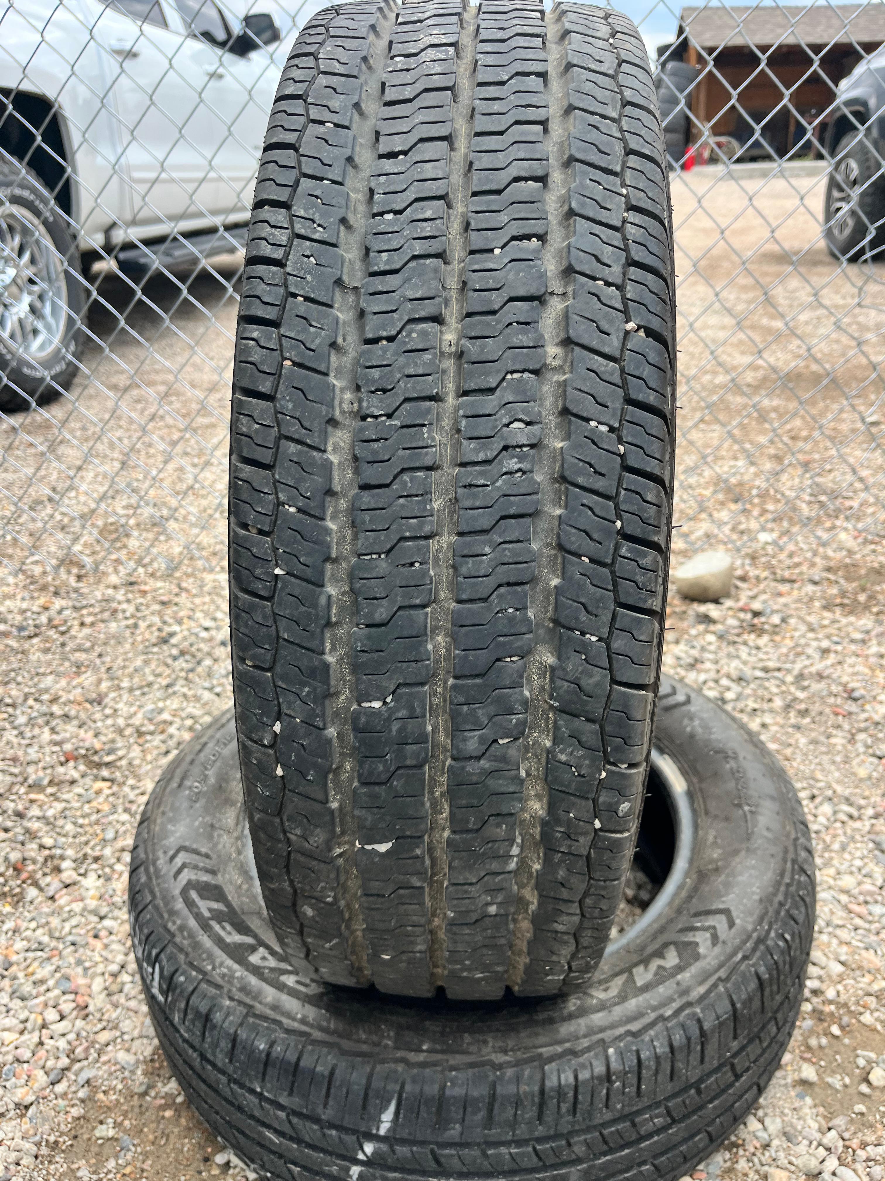 LT225/75R16 Pair (2 Used Tires) Nexen Roadian (CT8HL)