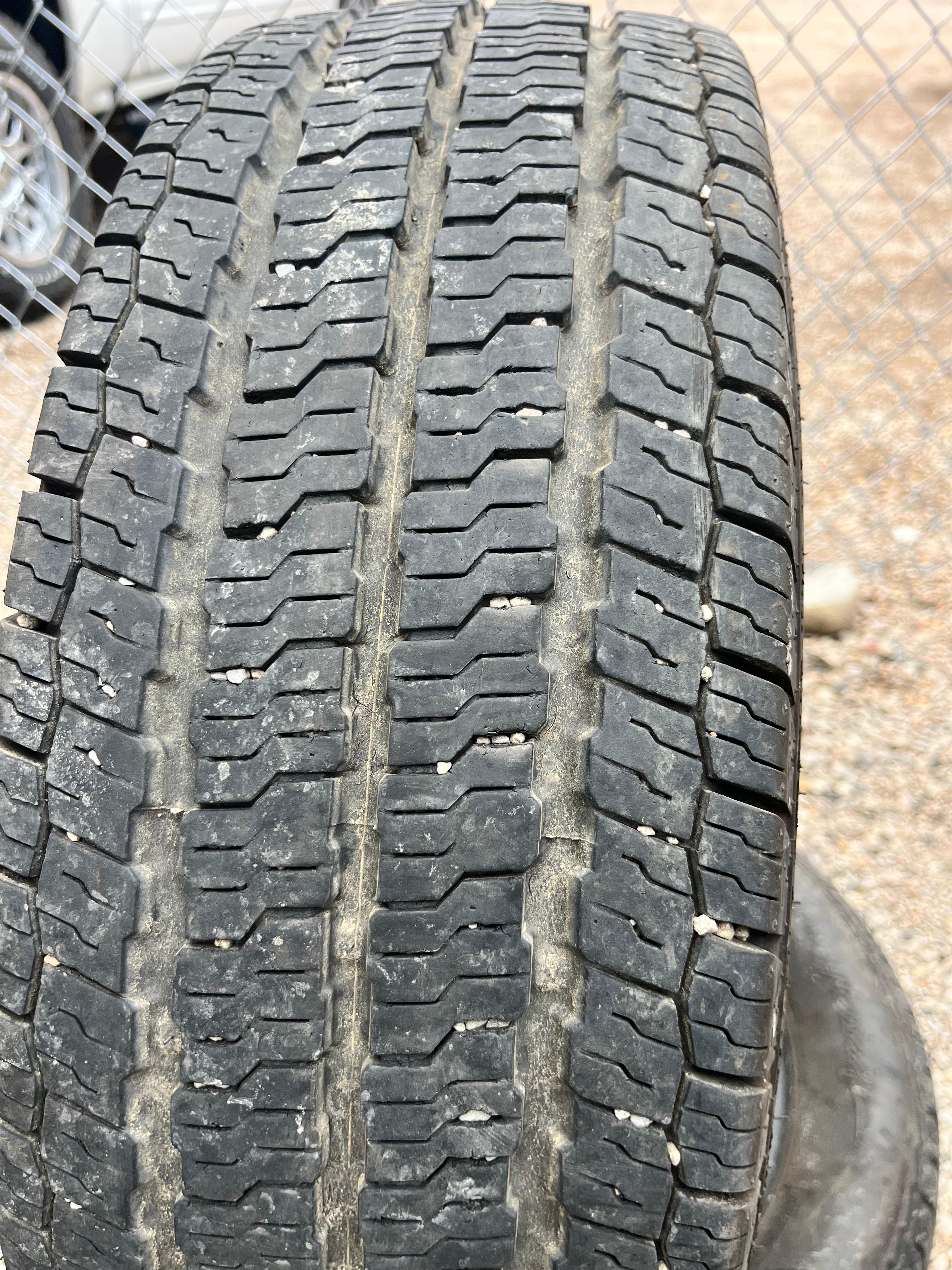 LT225/75R16 Pair (2 Used Tires) Nexen Roadian (CT8HL)