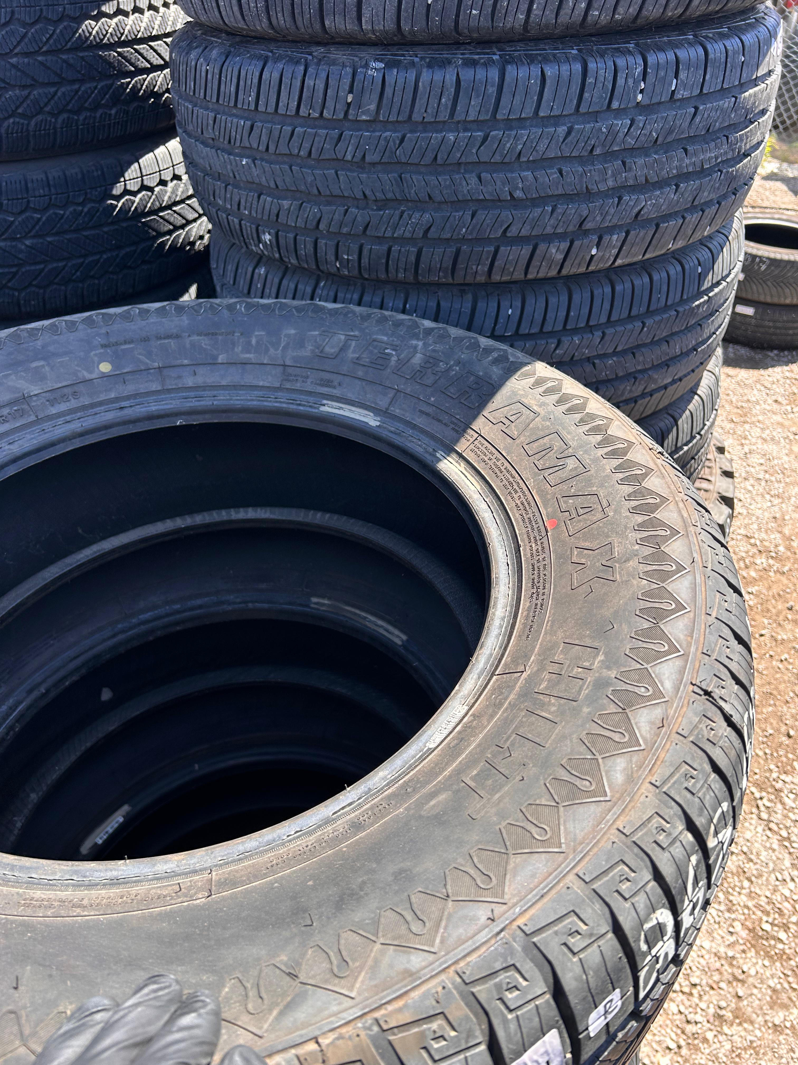 265/65R17  Pair (2 Used Tires) Sailun  Terramax HLT