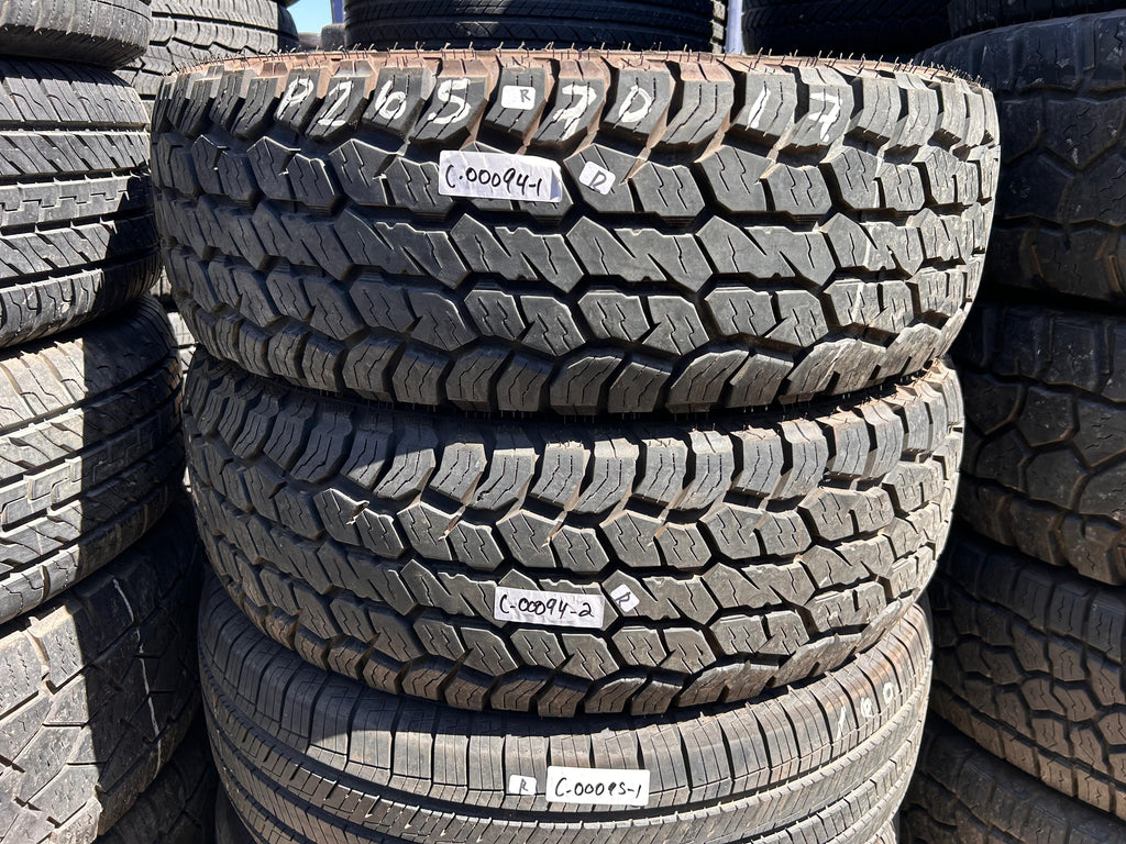 265/70R17 Pair (2 Used Tires) Celine Prevail AT