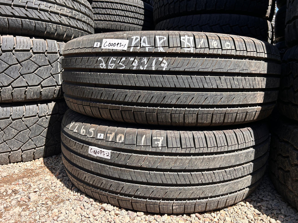 265/70R17 Pair (2 Used Tires) Sailun Atrezzo Tcon