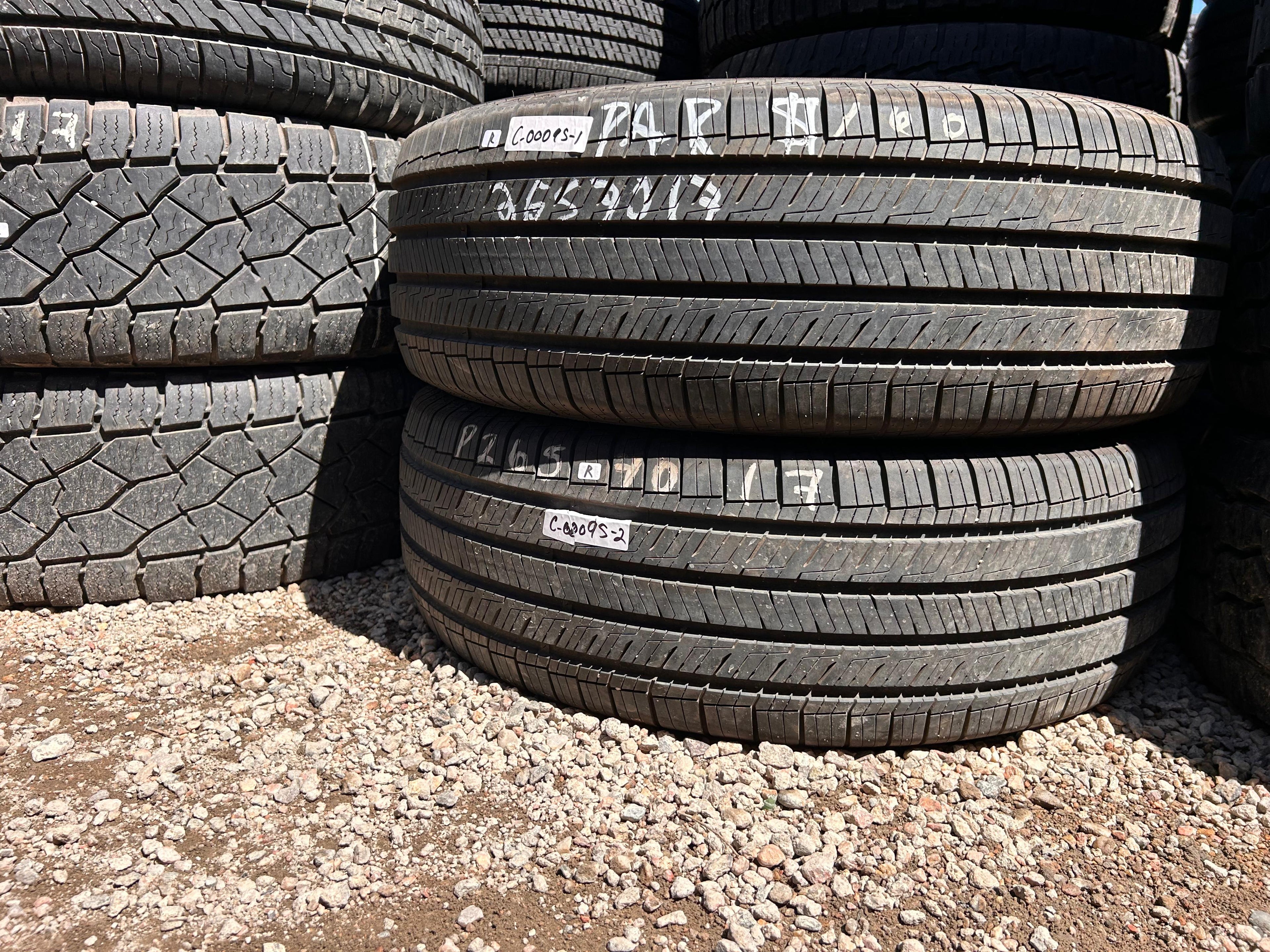 265/70R17 Pair (2 Used Tires) Sailun Atrezzo Tcon